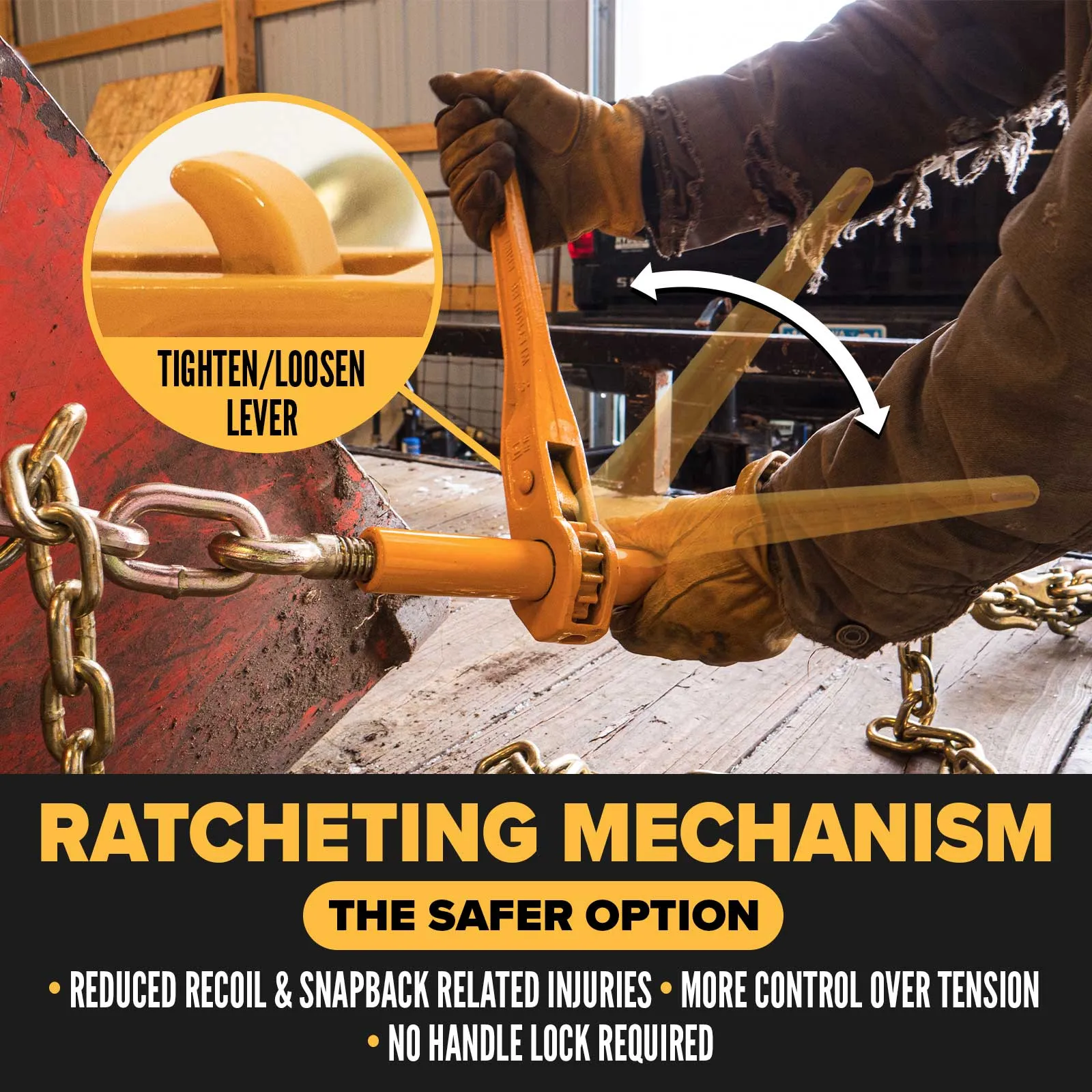 1/2" - 5/8" Peerless Ratchet Binder Plus Chain Binder