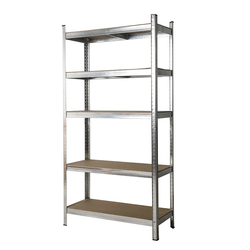 1.7M Warehouse Shelving Racking Steel Pallet Garage Shelves Metal Storage Rack - Silver