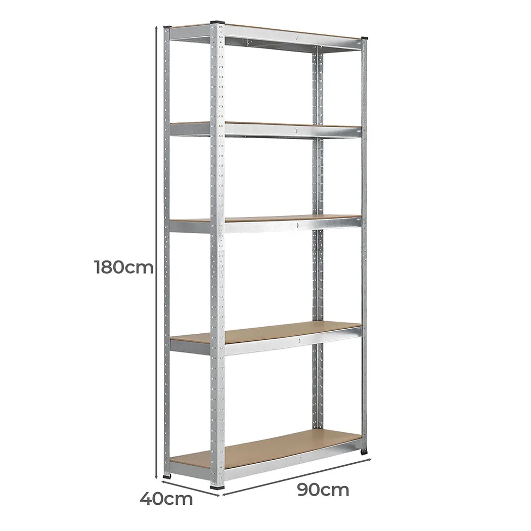 1.8x0.9M Warehouse Shelving Racking Steel Pallet Garage Shelves Storage Rack