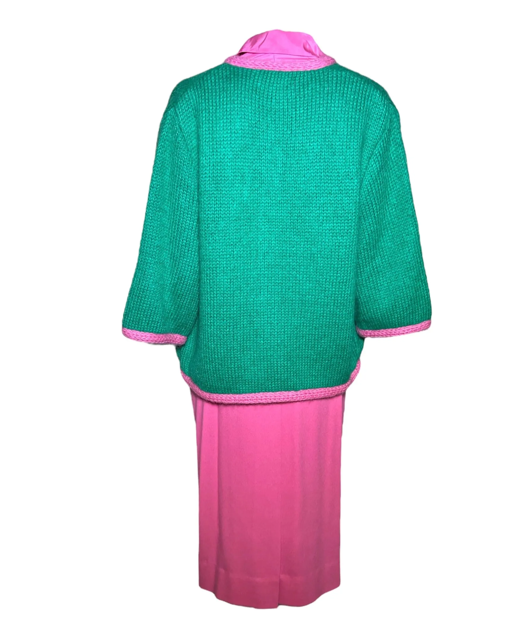 1950s Lee Herman 3-Piece Novelty Golf Ensemble Outfit with Knit Sweater