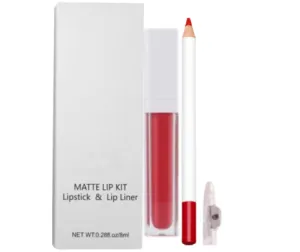 21 Shade White Box Liquid To Matte Lipstick Kit w/Matching Liner   Sharpener - MQO 25 pcs