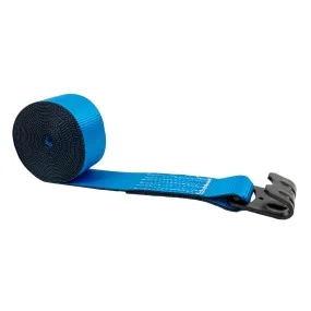 3" X 20' Winch Strap with Flat Hook | Blue