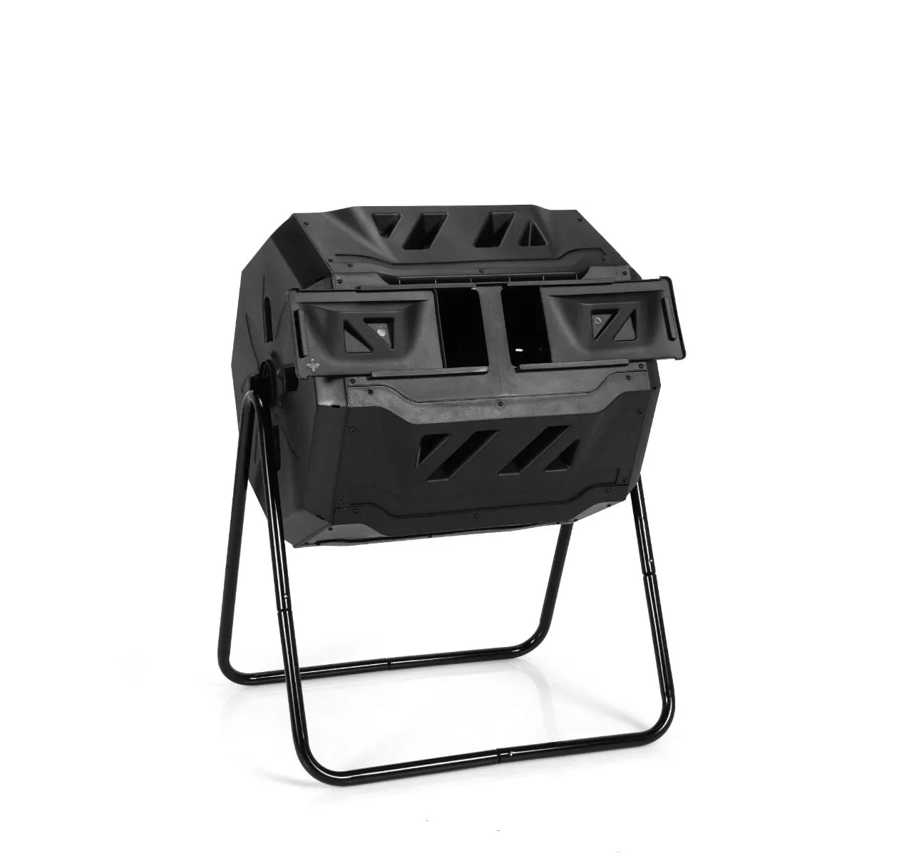 40 Gallon Garden Rotating Composting Device with Dual Chamber