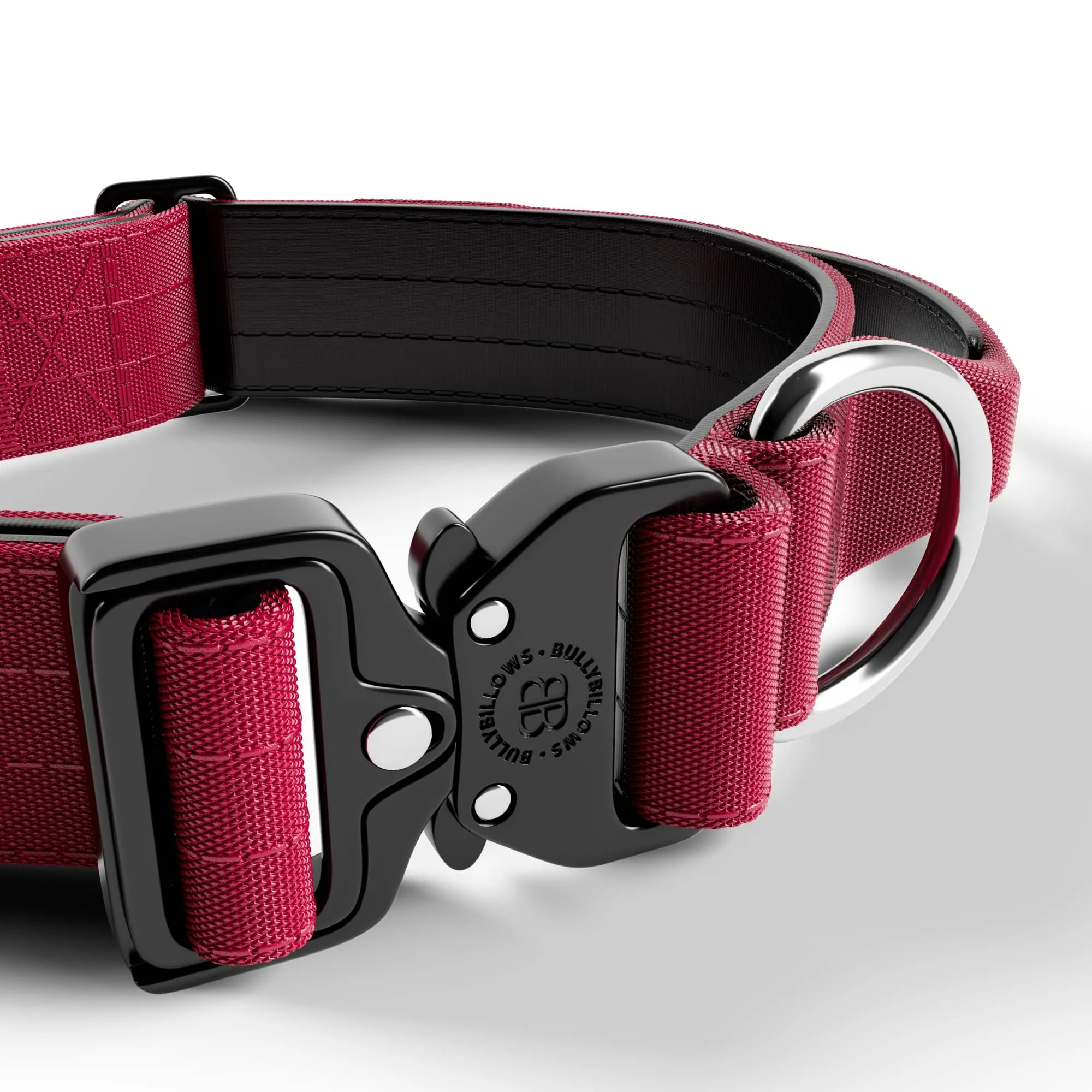 4cm Combat® Collar | Handle & Rated Clip - Burgundy