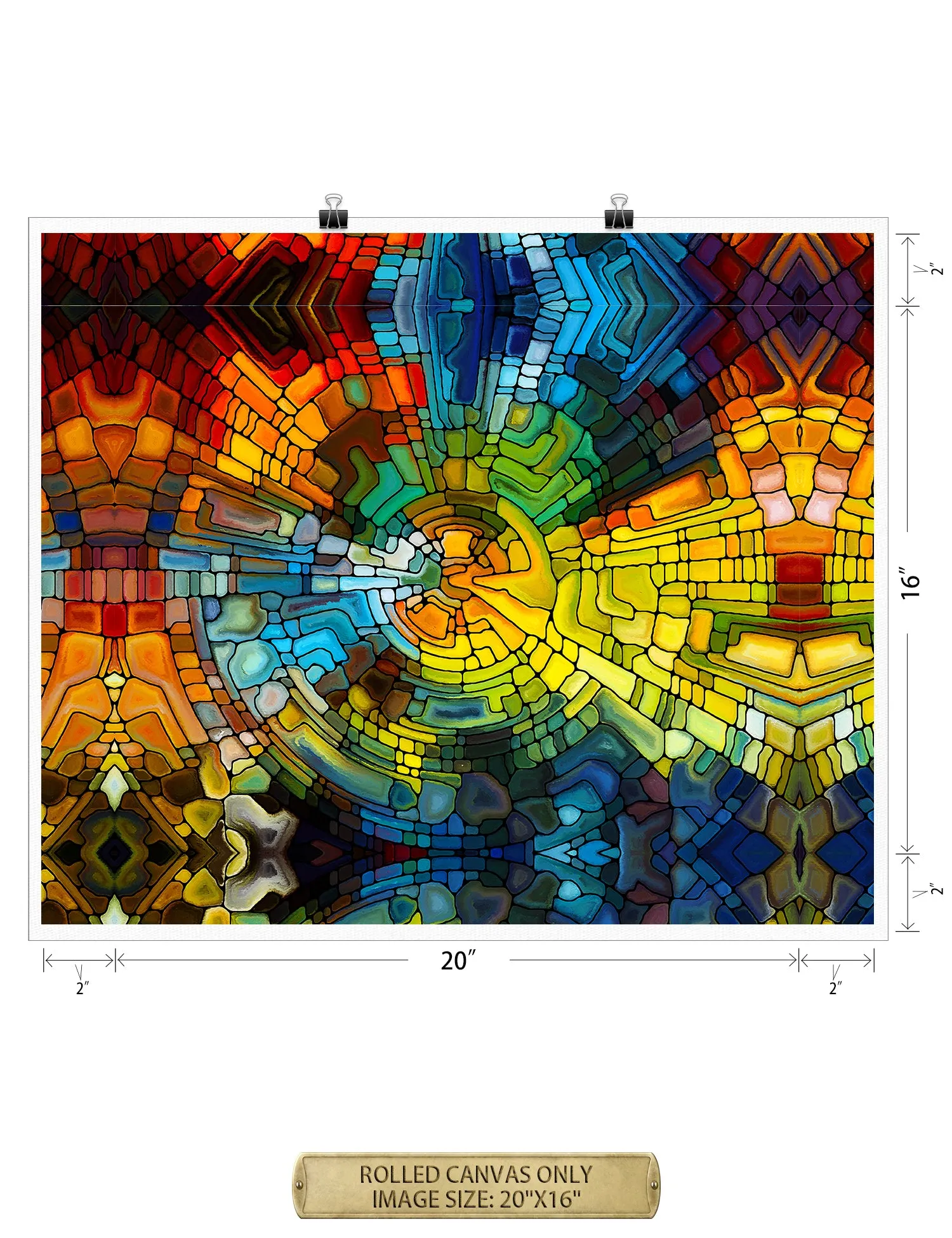 Abstract Art (Stained Glass Pattern).