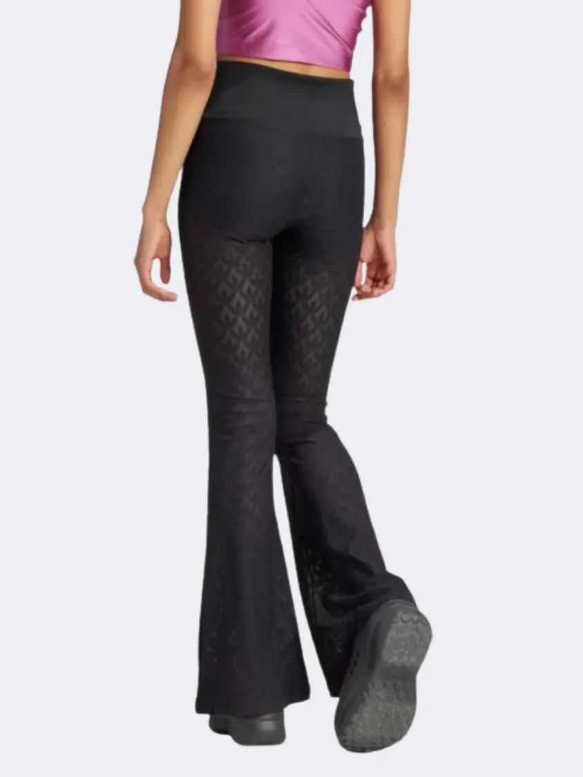 Adidas Monogram Lace Women Original Pant Black