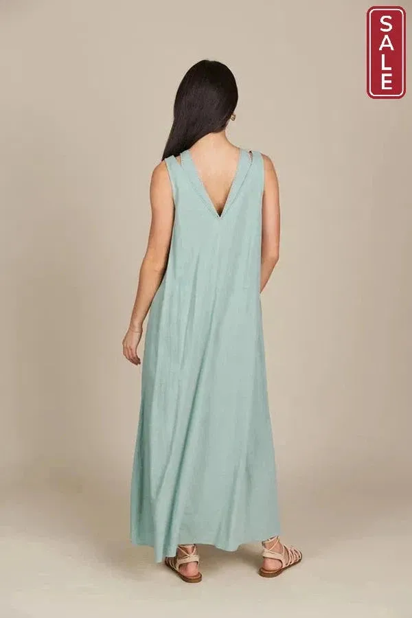 Amelie Tank Maxi  Seafoam