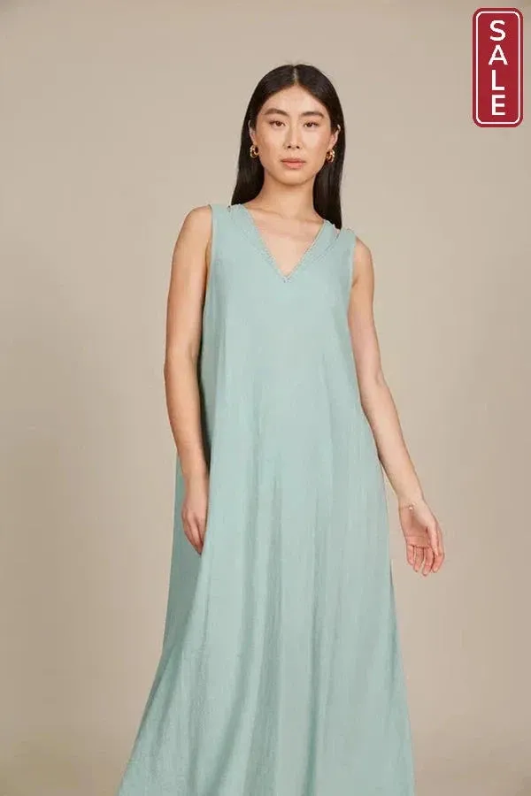 Amelie Tank Maxi  Seafoam