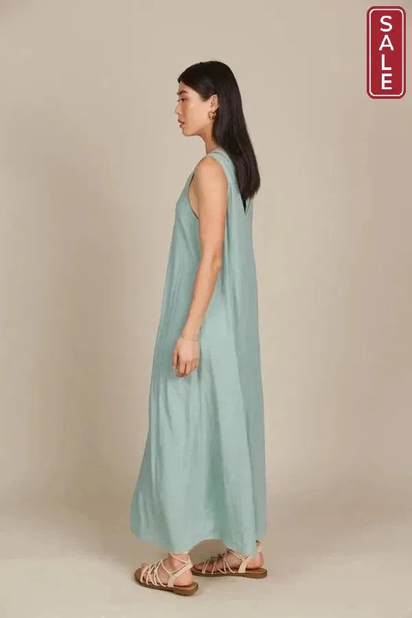 Amelie Tank Maxi  Seafoam