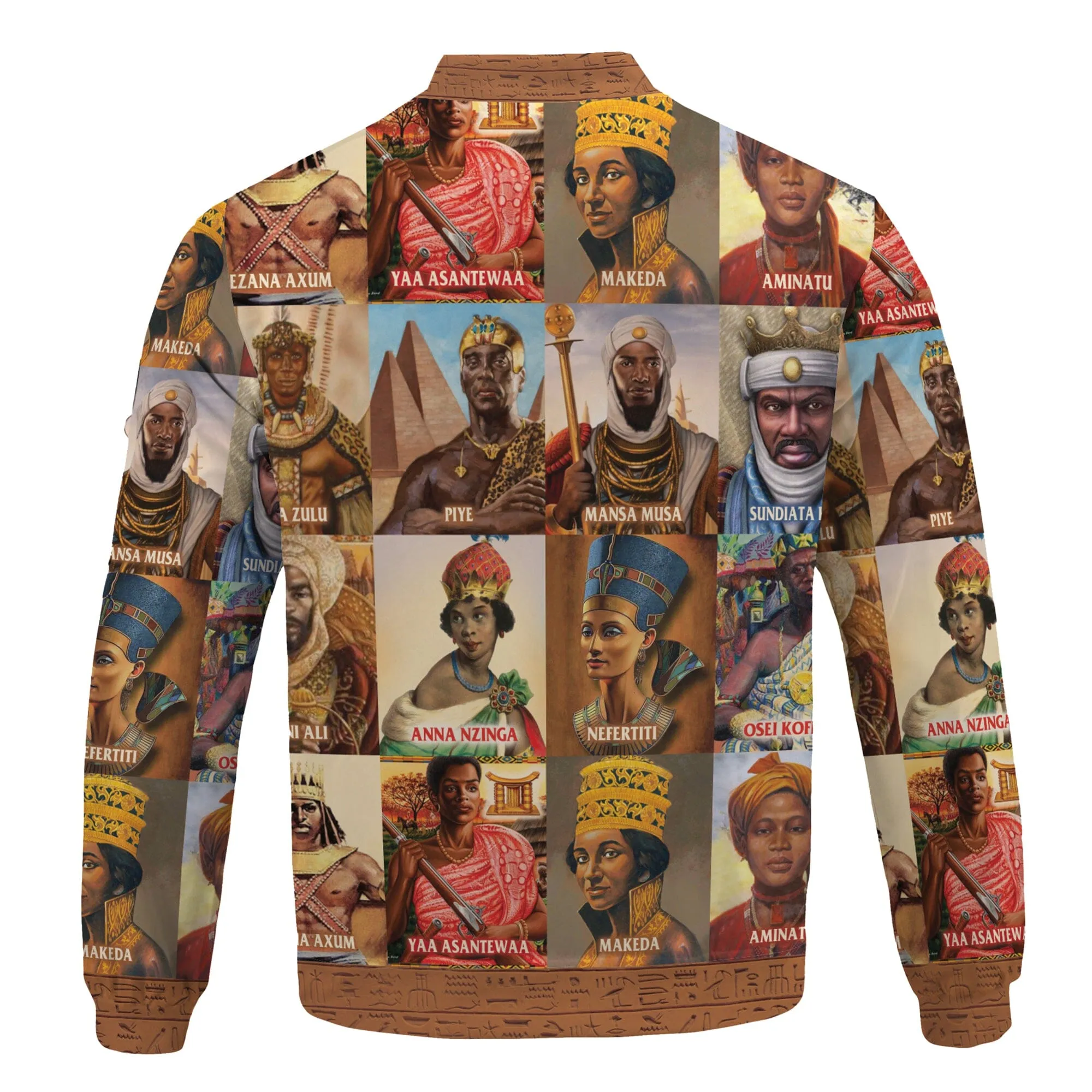 Ancient African Leaders Bomber Jacket