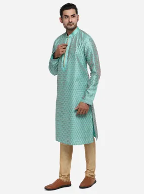 Aqua Green Kurta Set | Azania