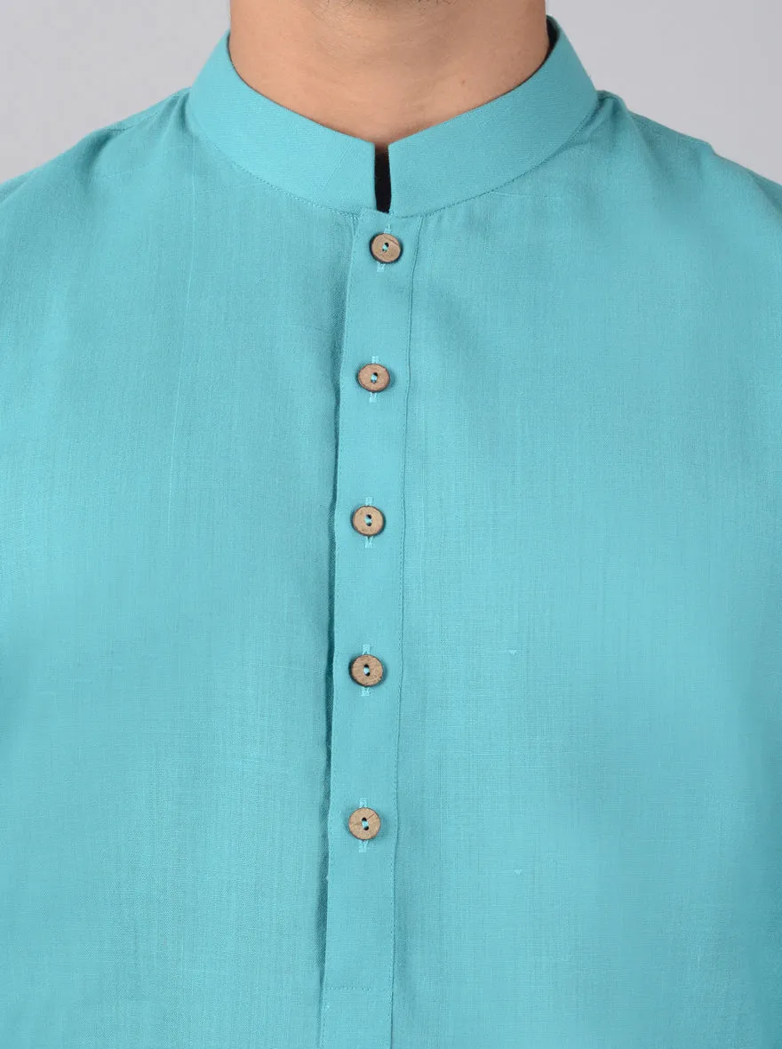 Aqua Green Kurta Set | JadeBlue