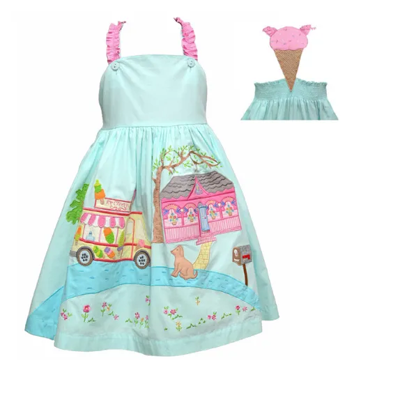 Aqua Ice Cream Truck Dress