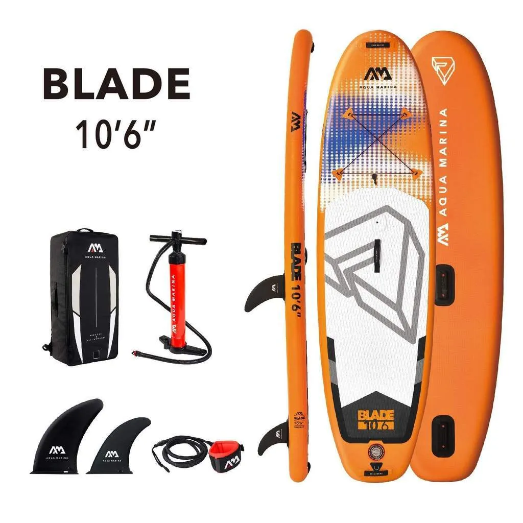 Aqua Marina 10’6″ Blade Windsurf 2021 Inflatable Paddle Board SUP   3m² Sail Rig Package