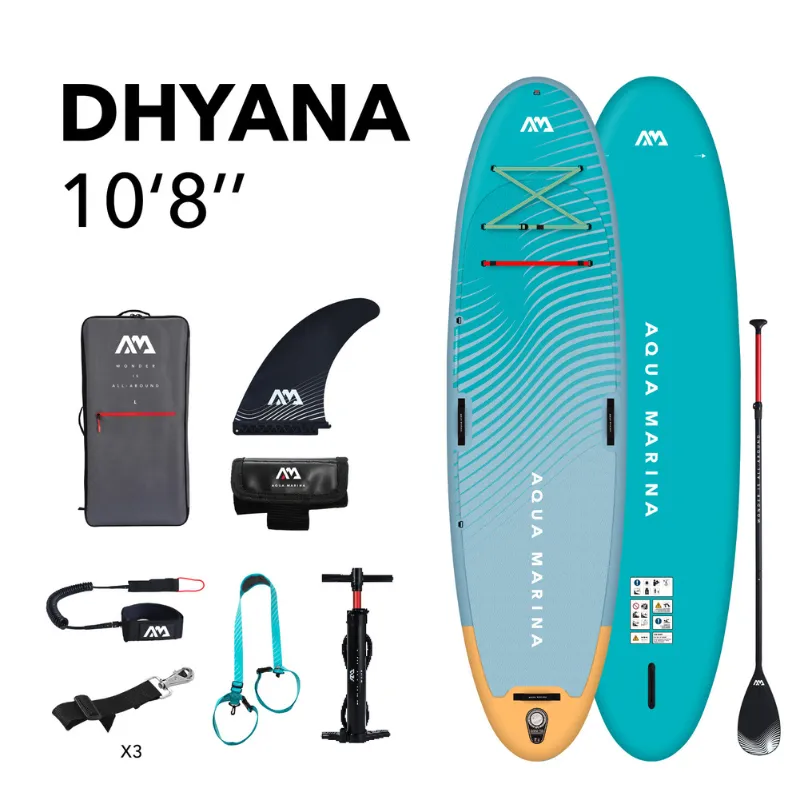 Aqua Marina 10’8” Dhyana 2023 Fitness Inflatable Paddle Board SUP