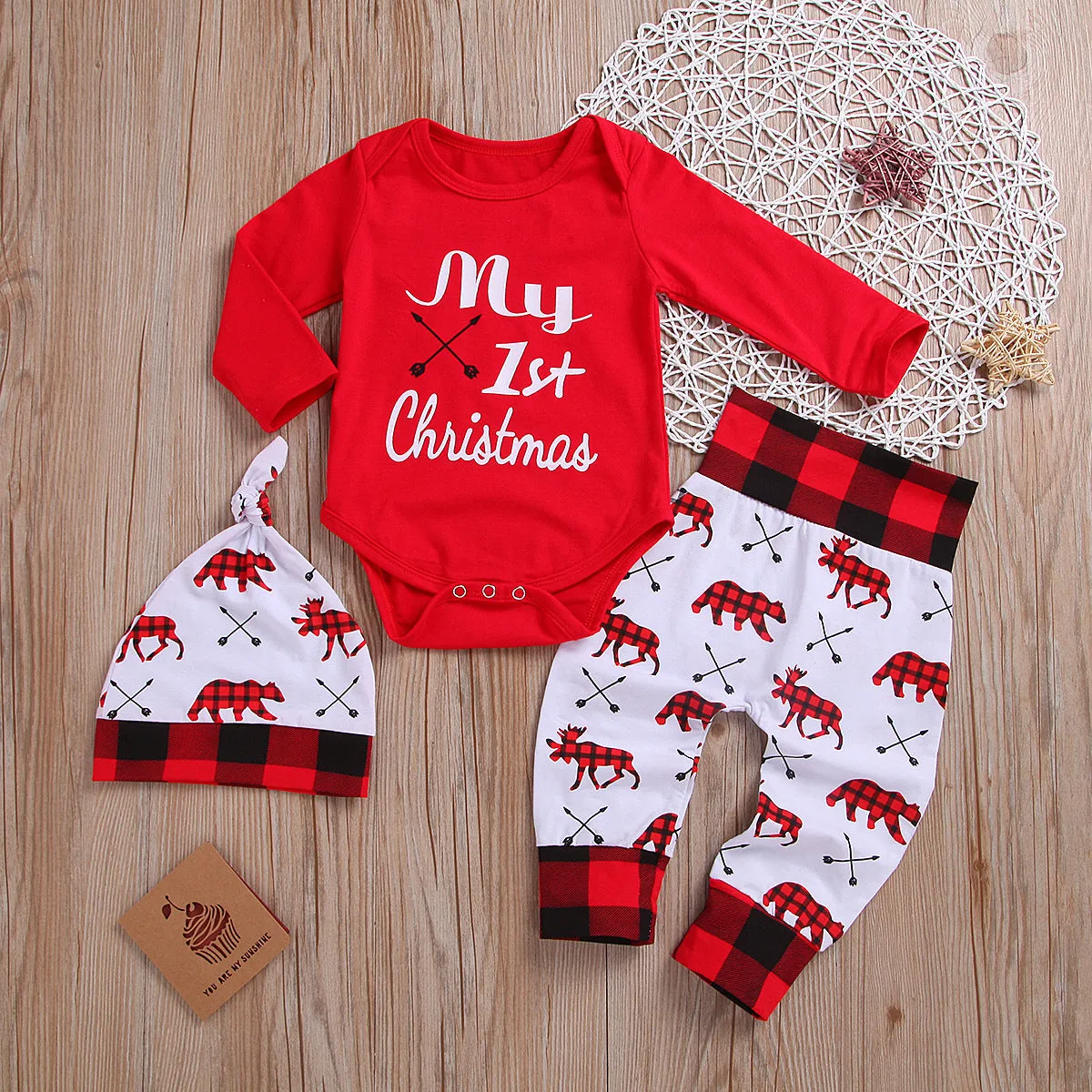 Baby Boy Lovely Letter Romper Set