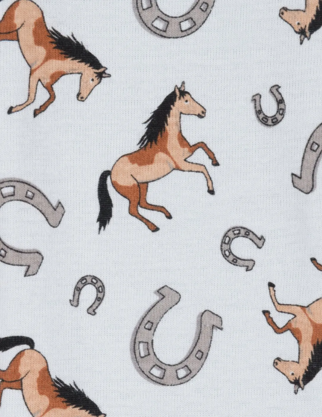 Baby Footed Horse & Unicorn Pajamas