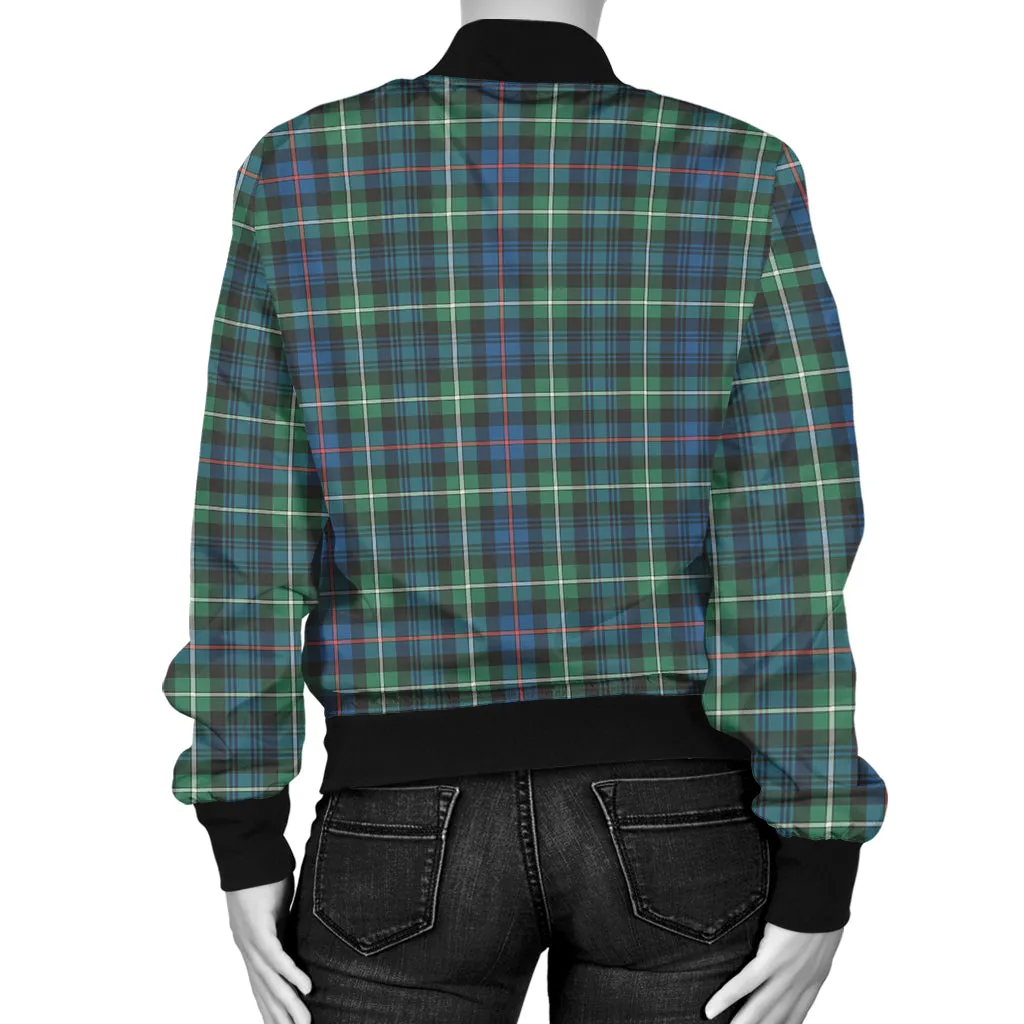 Baillie Ancient Tartan Bomber Jacket with Family Crest