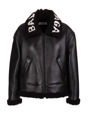 Balenciaga Cocoon Shearling Jacket