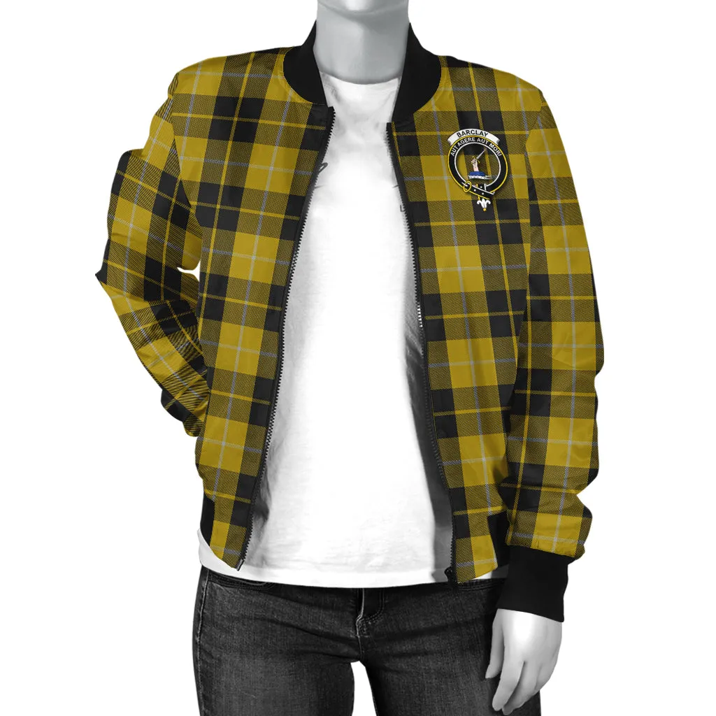 Barclay Dress Tartan Bomber Jacket with Family Crest