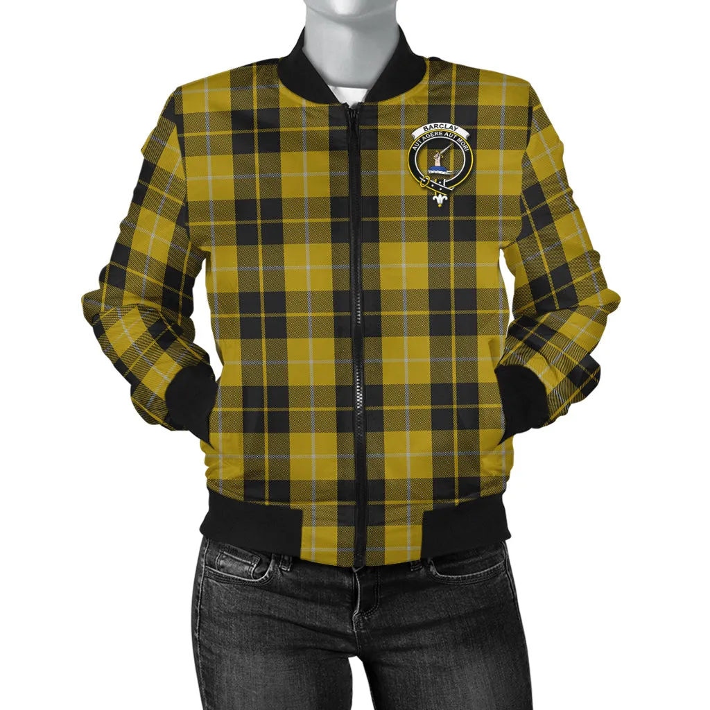 Barclay Dress Tartan Bomber Jacket with Family Crest