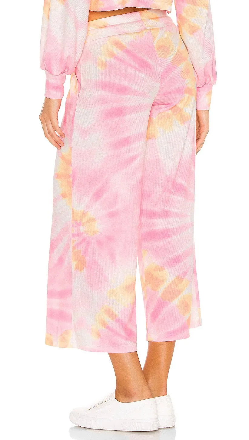 Beach Riot Hailey Pants Sunrise Tie Dye