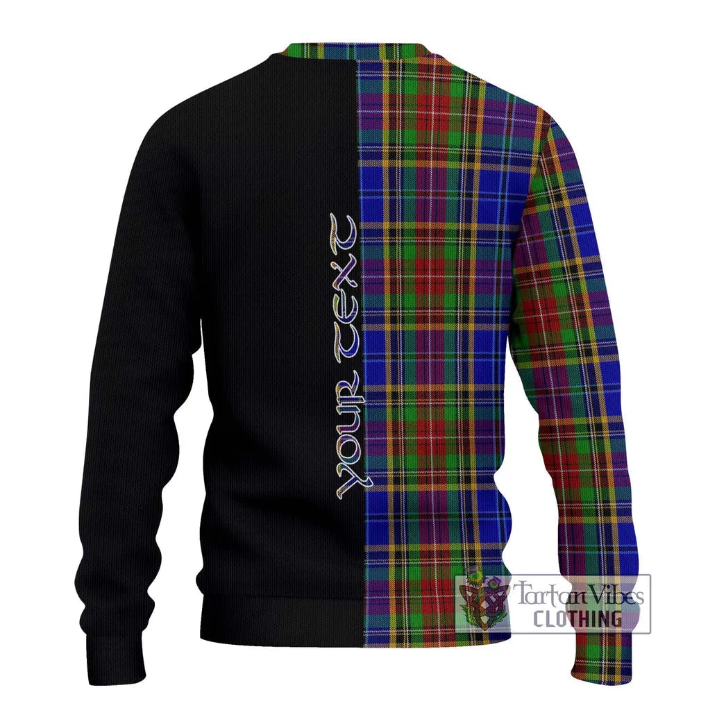 Beattie Tartan Ugly Sweater with Family Crest and Half Of Me Style