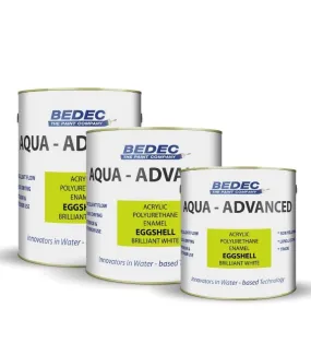 Bedec Aqua Advanced Paint Eggshell - Brilliant White