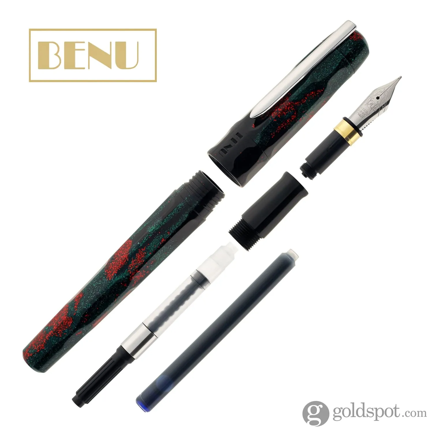 Benu Talisman Fountain Pen in Dragon’s Blood