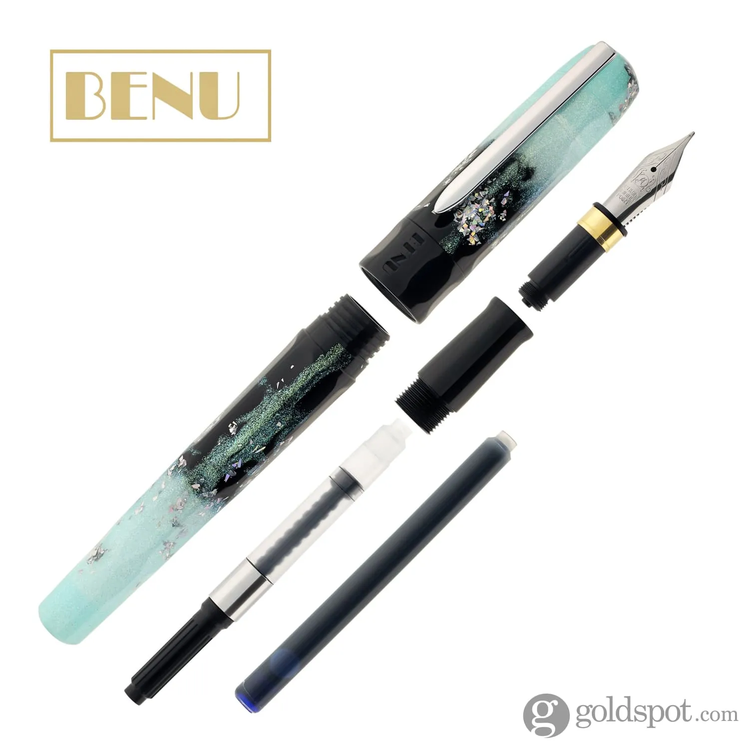 Benu Talisman Fountain Pen in Edelweiss