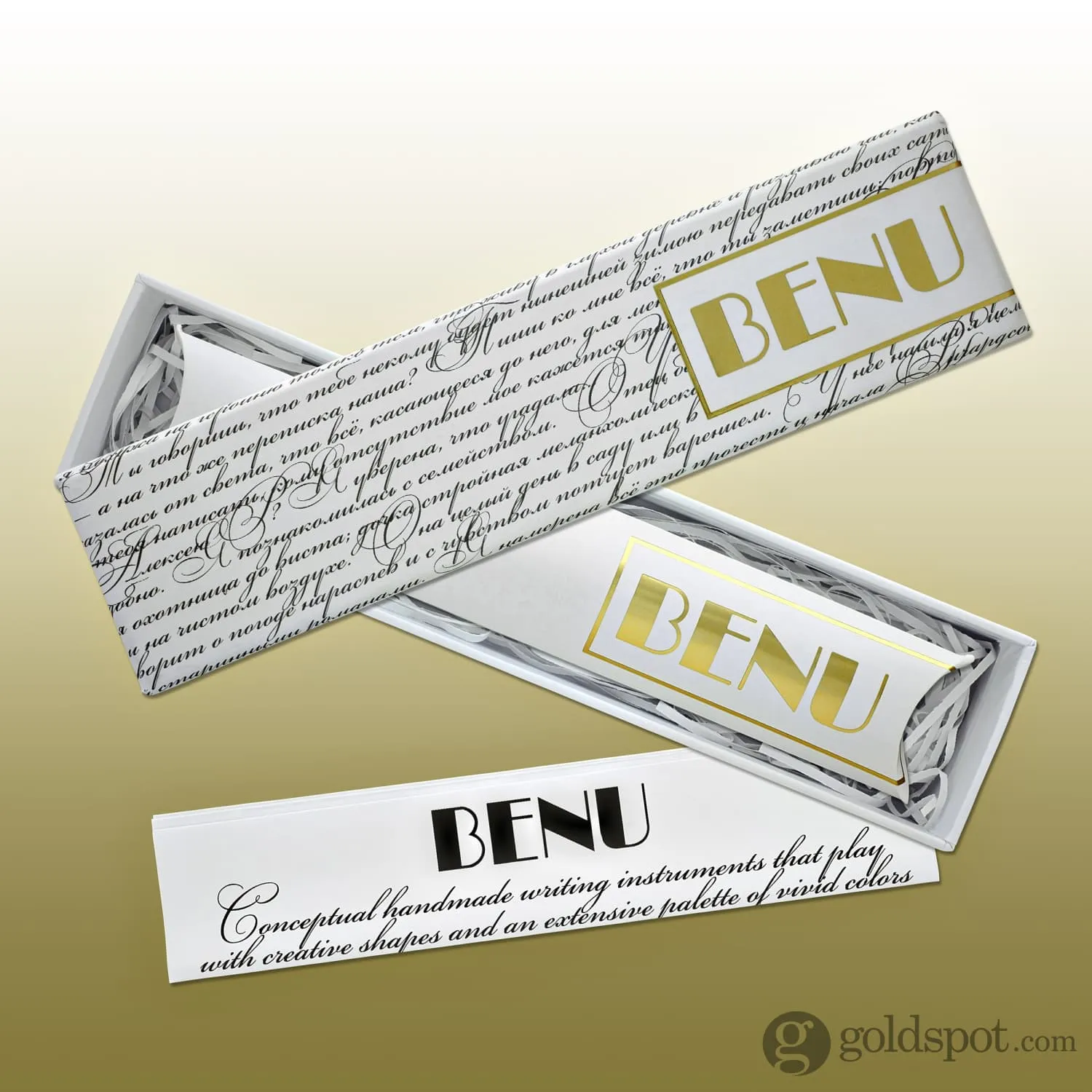 Benu Talisman Fountain Pen in Edelweiss