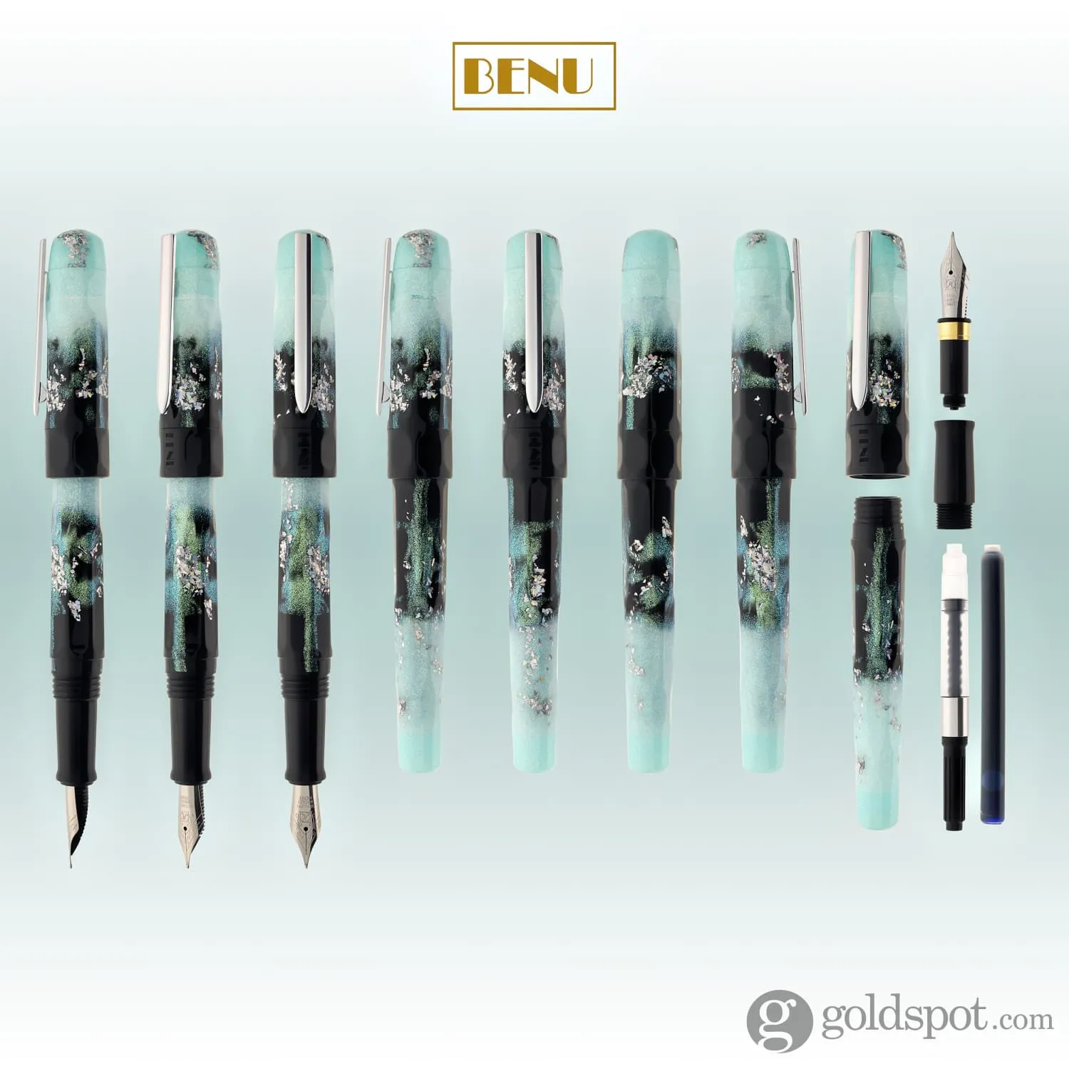 Benu Talisman Fountain Pen in Edelweiss