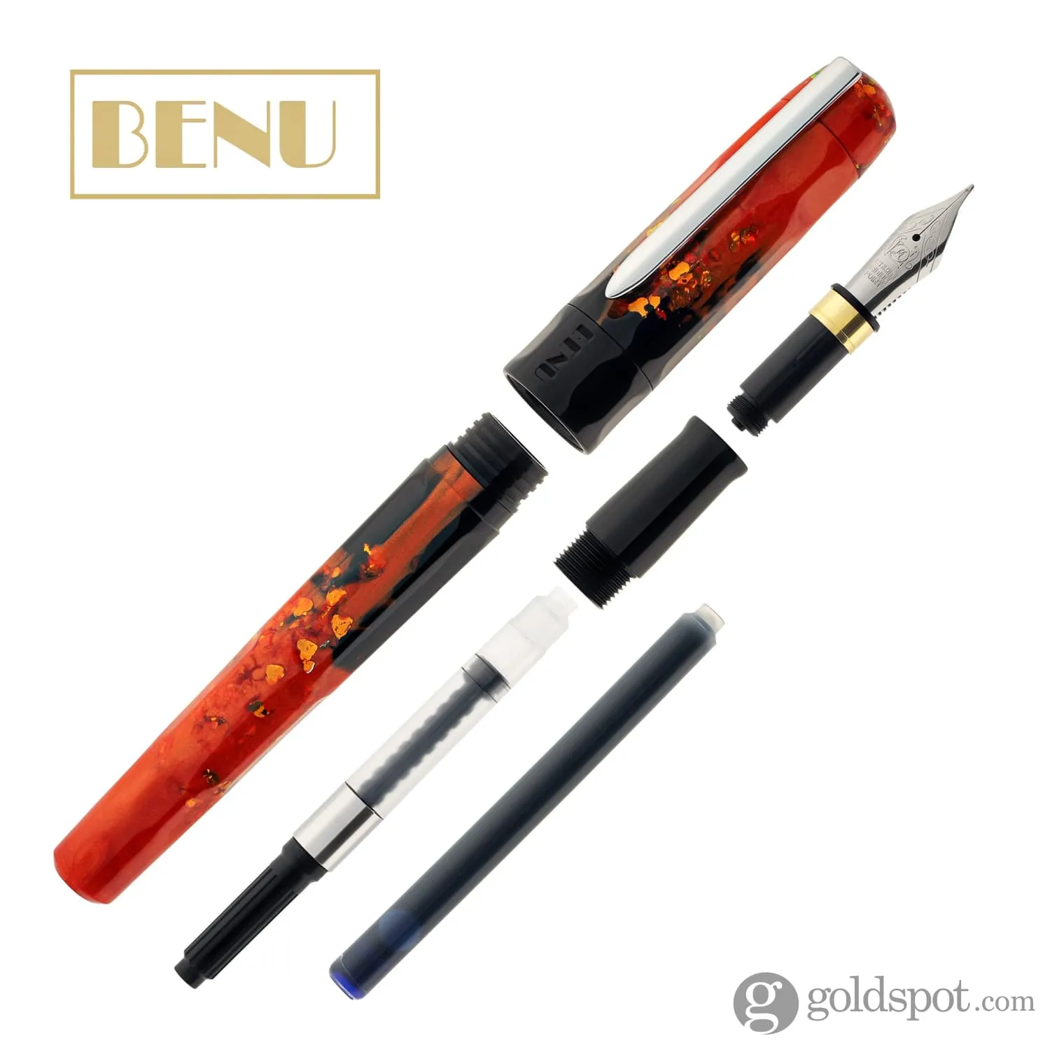 Benu Talisman Fountain Pen in Foxglove