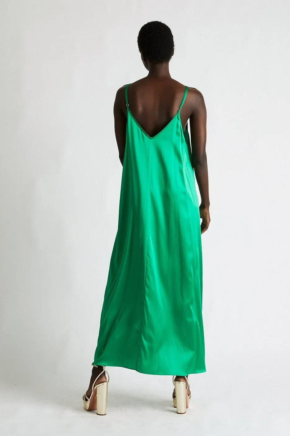   Beryll Julie Silk Maxi Dress | Cactus