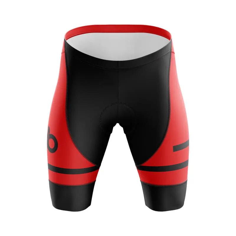 Bicycle Booth Outline (Red) Shorts & Pants