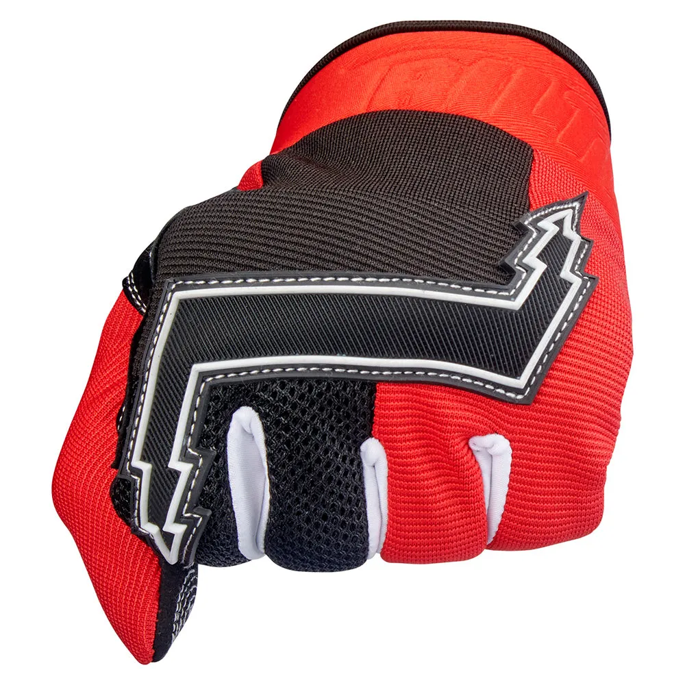 BILTWELL BAJA TEXTILE GLOVE [RED]