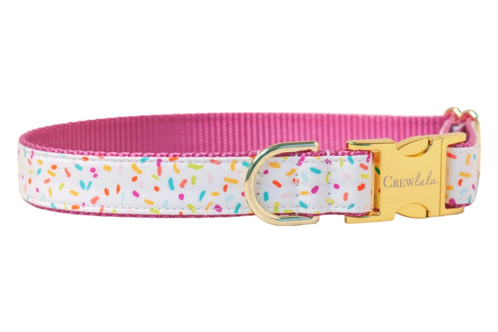 Birthday Sprinkles Belle Bow Dog Collar