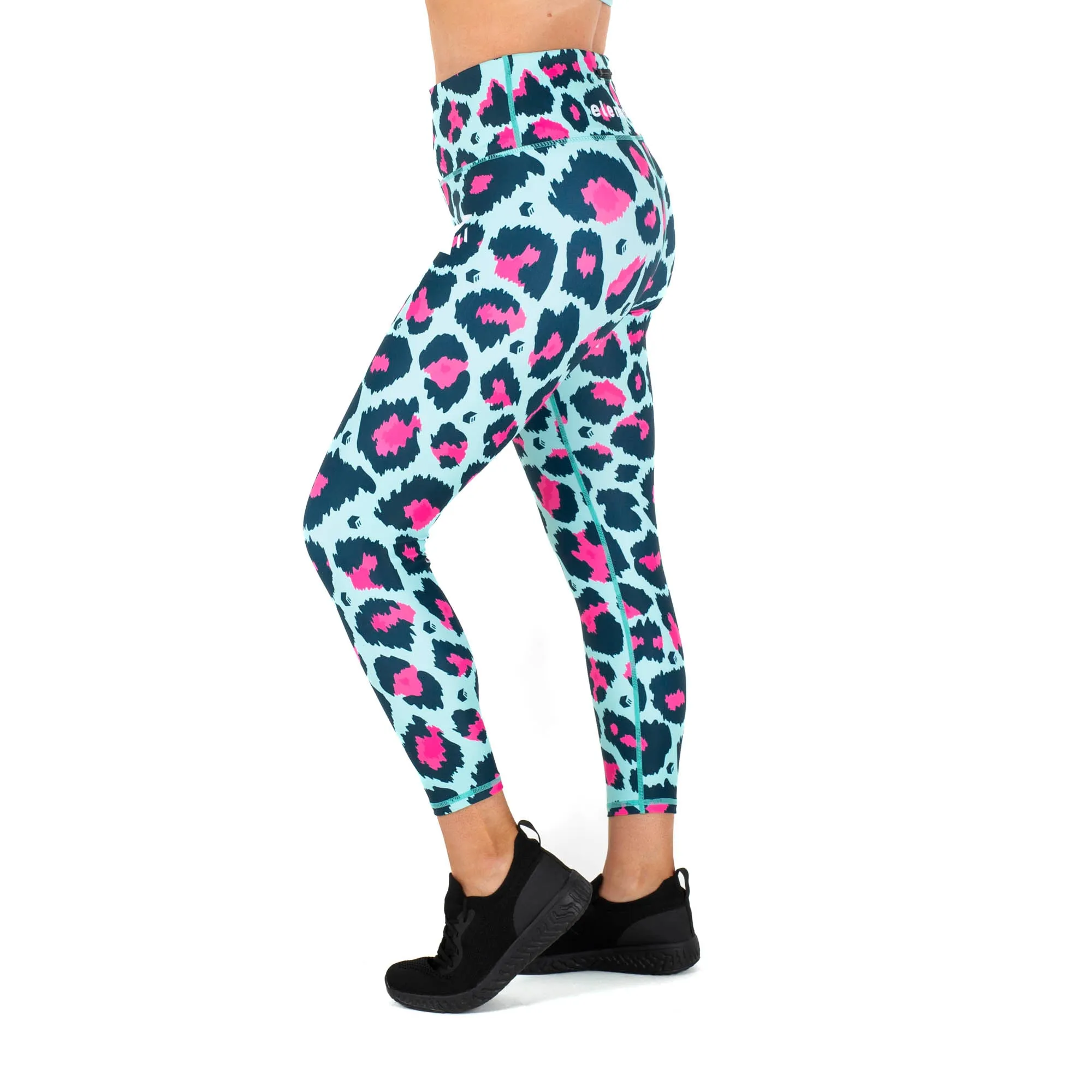 Bitcrush Legging 7/8 Mint/Pink