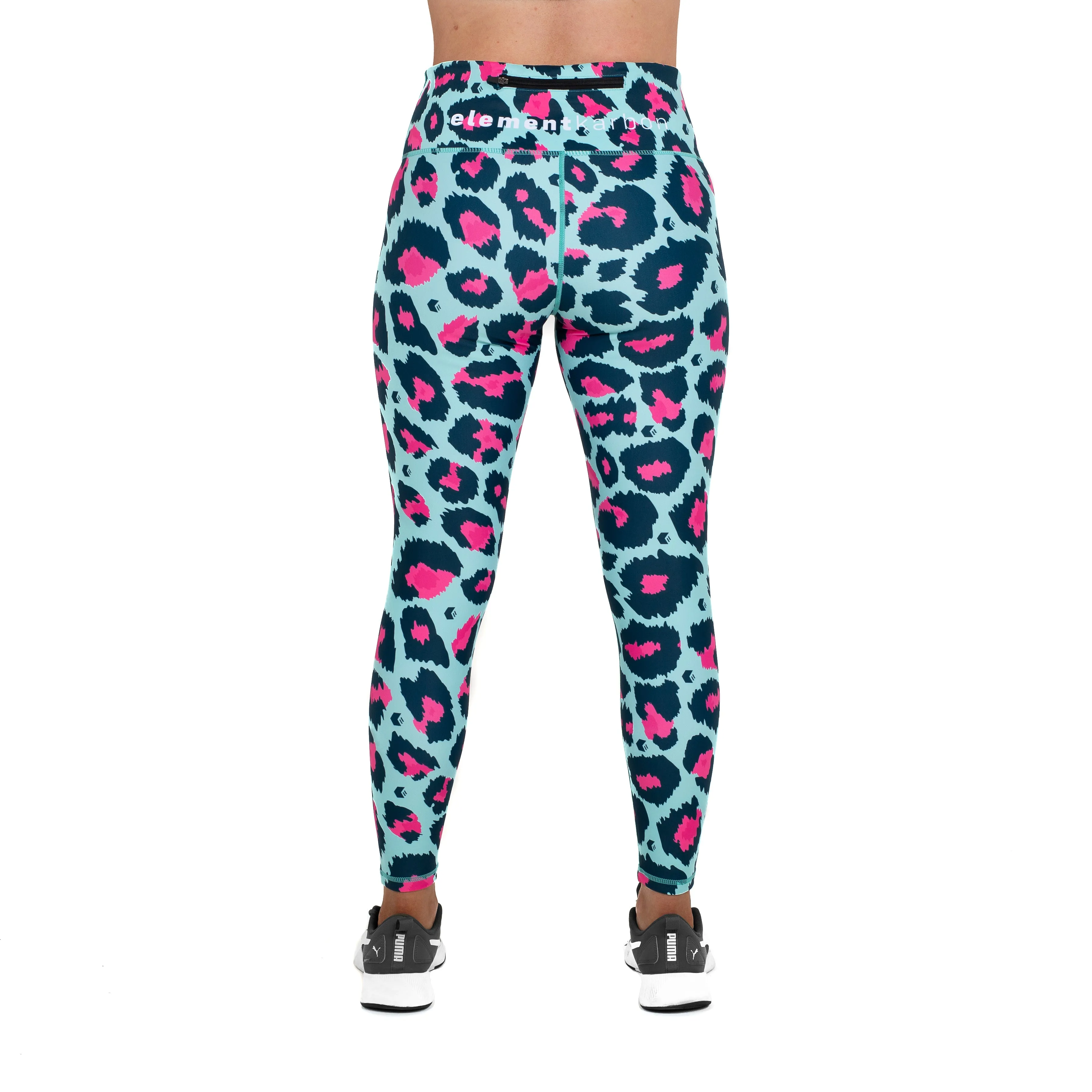 Bitcrush Leggings Mint / Pink