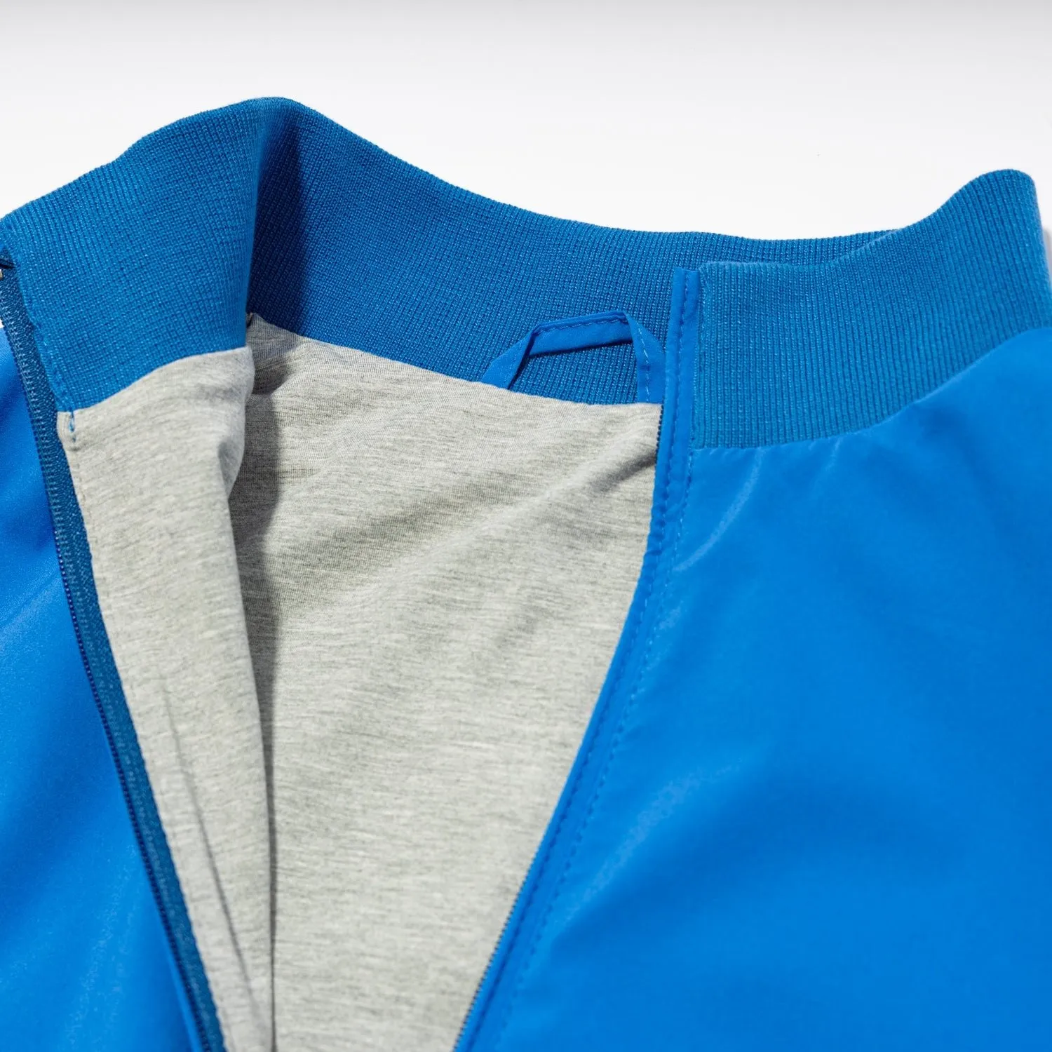 Blue Zip Deck Lightweight Jacket