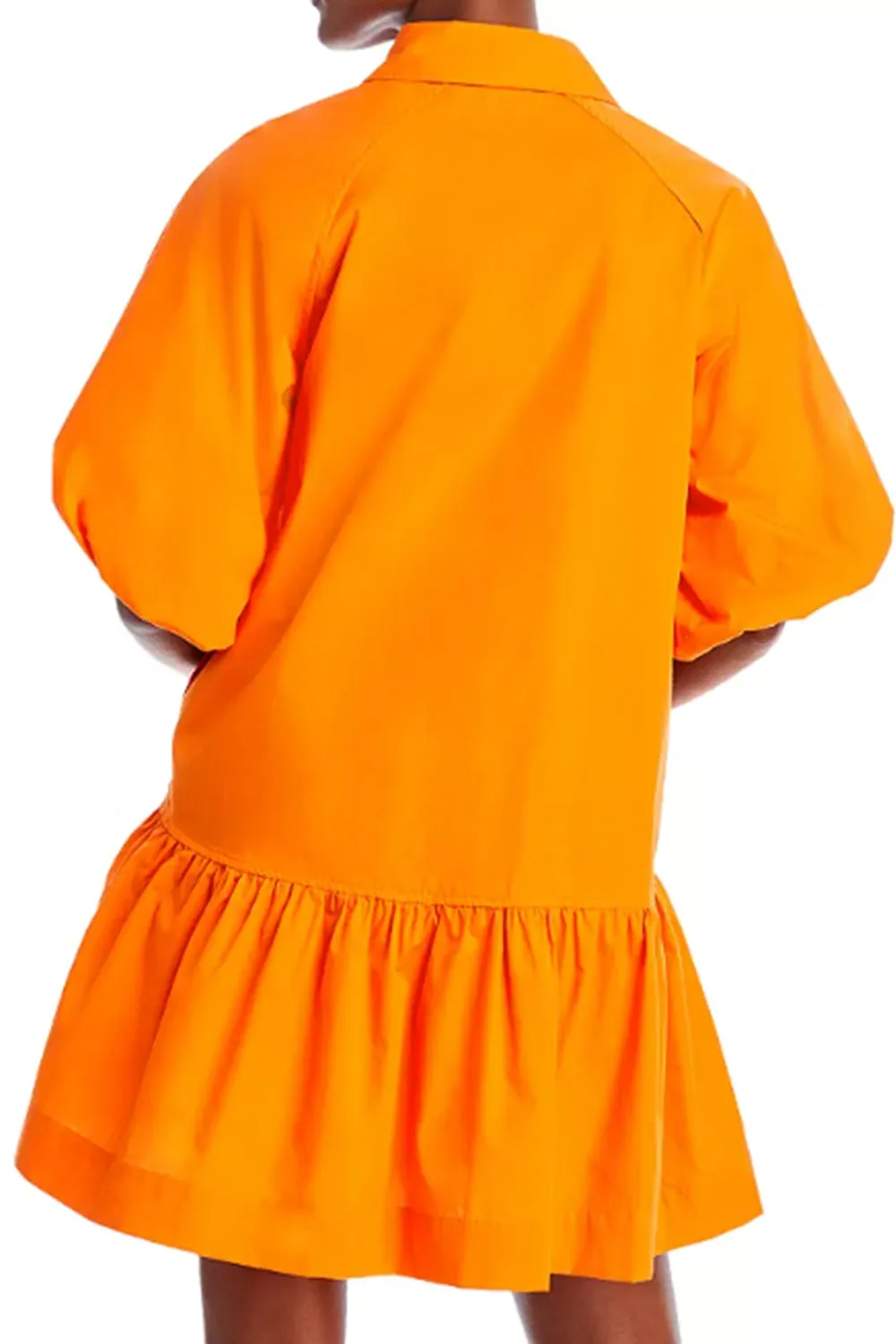 Boxy Layered Orange Dress