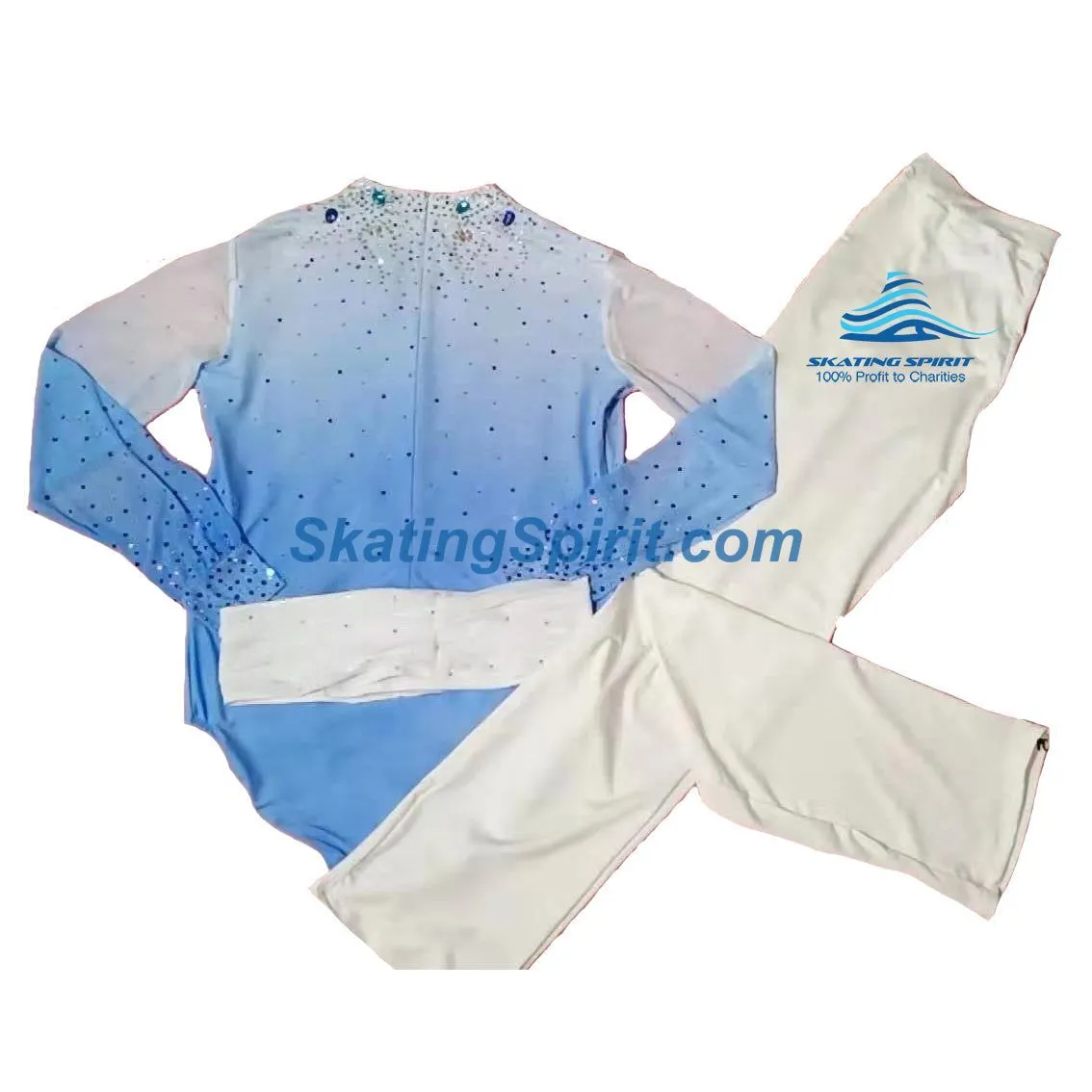 Boys/Men Figure Skating Clothes with Matching Pants #M003