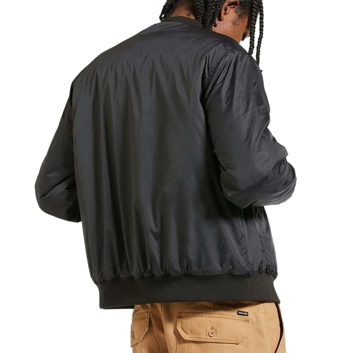 Brixton Dillinger Flight Bomber Jacket - Black