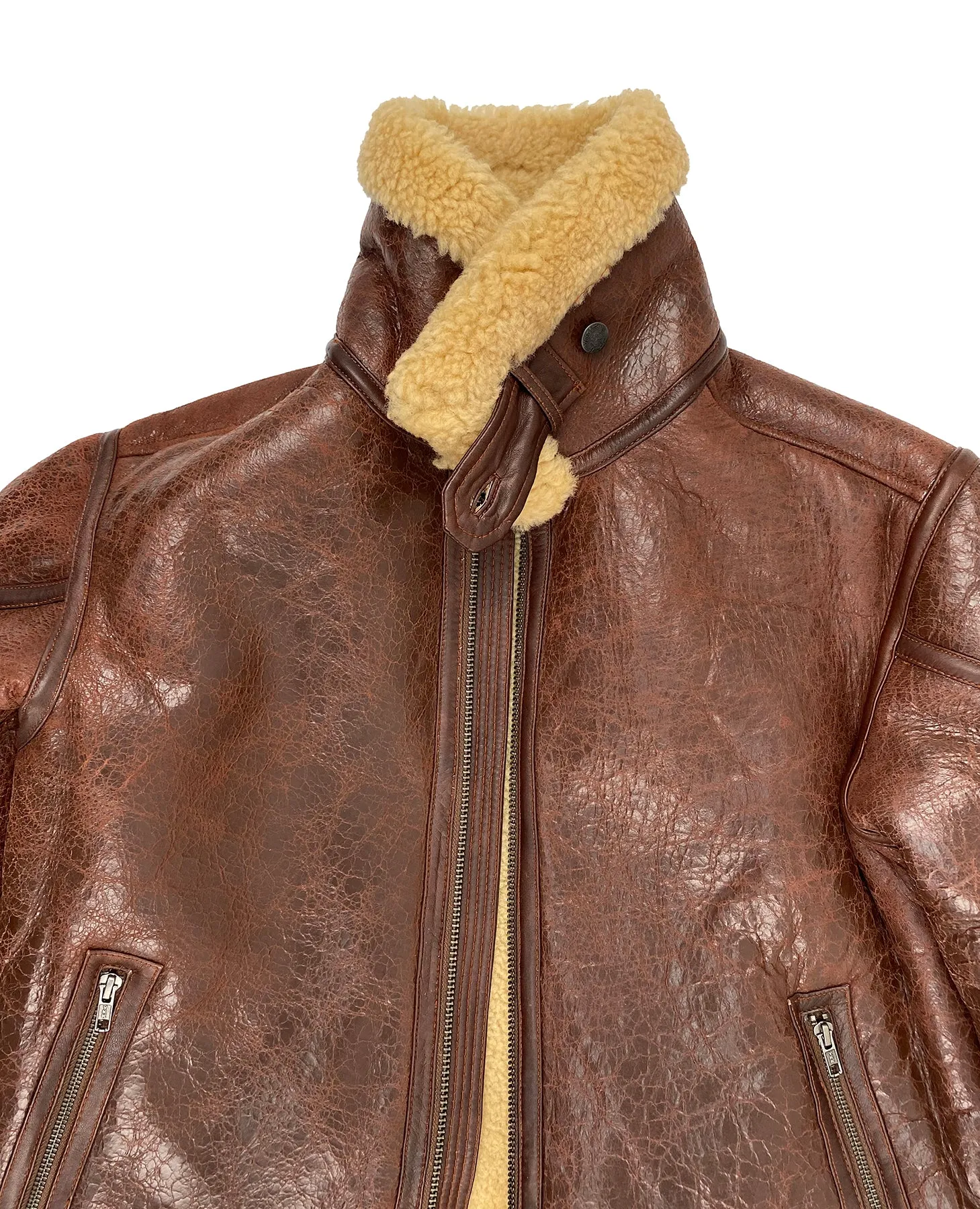 Bronx Bombers Shearling Jacket 4257