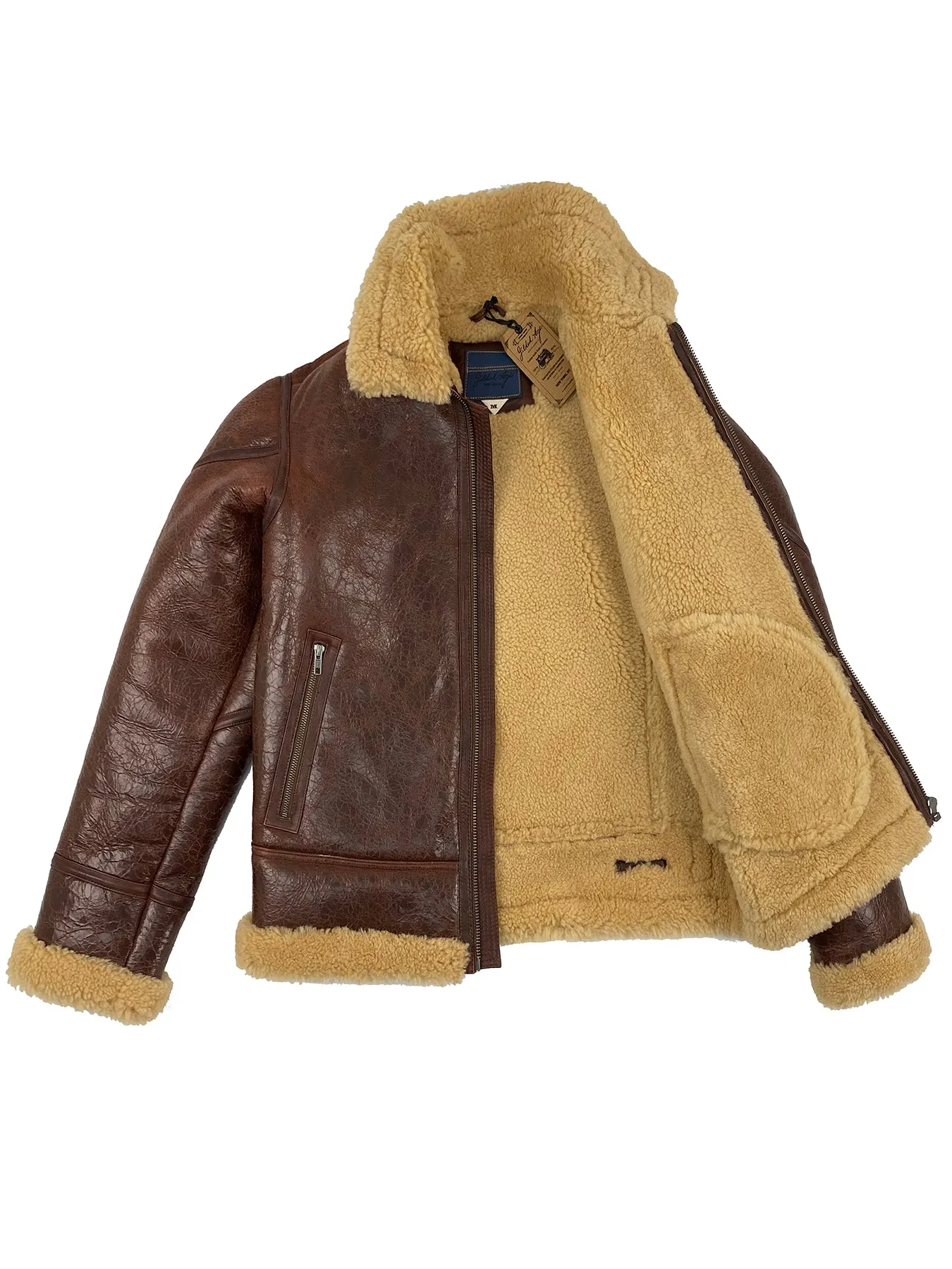 Bronx Bombers Shearling Jacket 4257