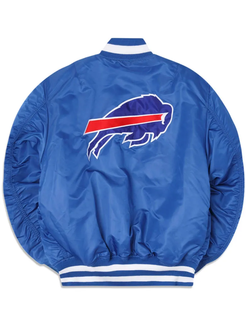 BUFFALO BILLS X ALPHA X NEW ERA MA-1 BOMBER JACKET