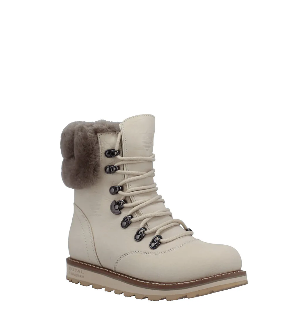 CAMBRIDGE | Women's Winter Boot Pale Ale White