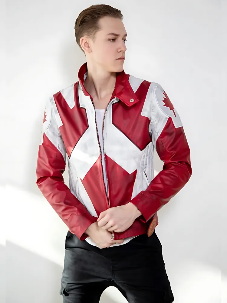 Captain Canuck Canadian Flag Stylish Jacket