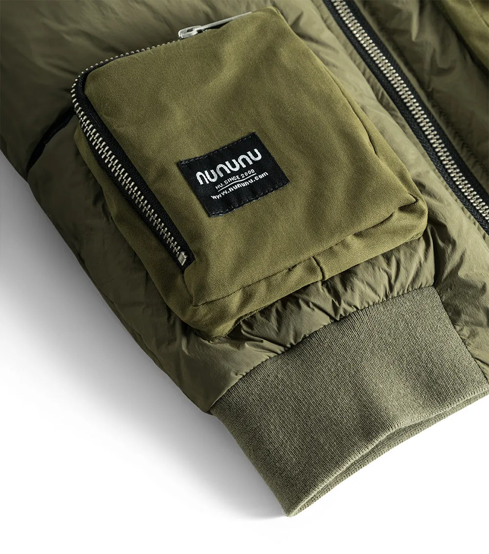 cargo bomber down jacket