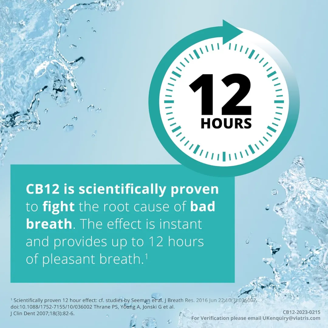 Cb12 Mild Mint Menthol Mouthwash 250ml (T)